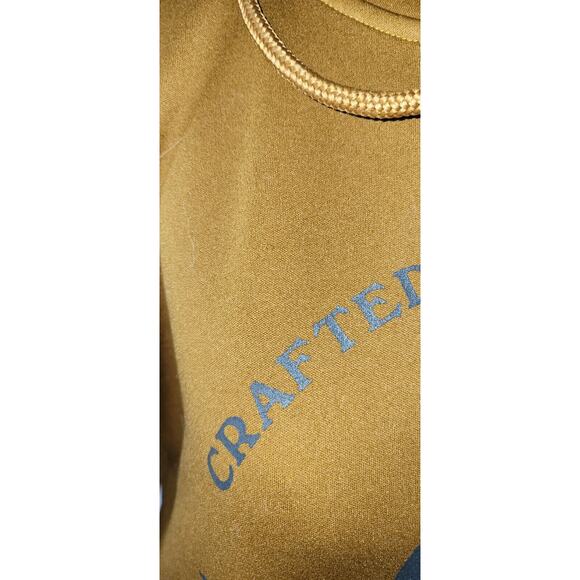 Burton Dry Ride Mens Medium Brown Logo Hooded Drawstring Pockets Sweatshirt - Picture 4 of 12